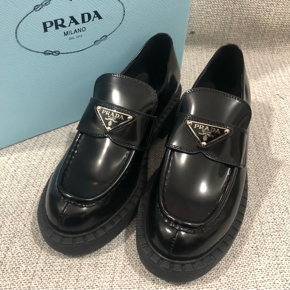 Prada Women's Black Loafers